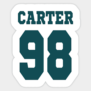 Jalen Carter - Philadelphia Eagles Jersey Sticker